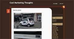 Desktop Screenshot of coolmarketingthoughts.com